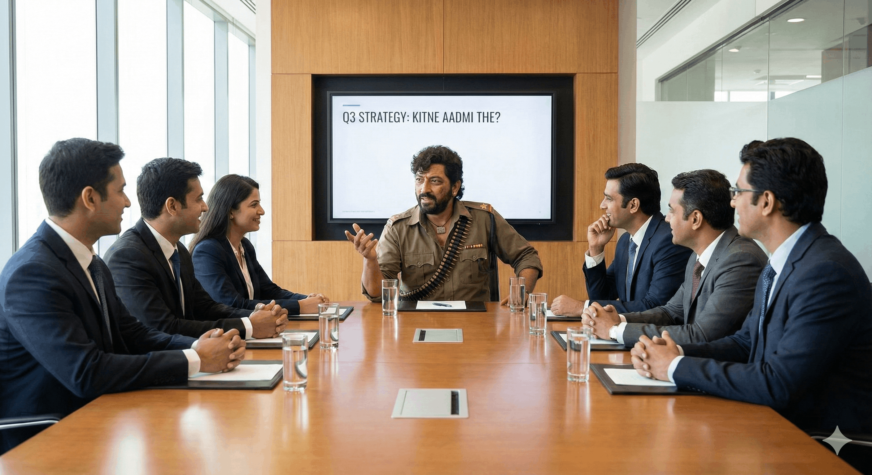 “ kitney Aadmi the?”